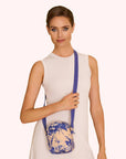 Canvas Out and About Bag - China Blooms Blue