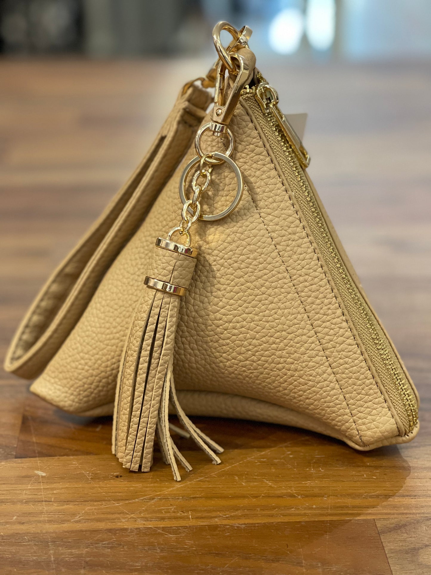 Triangle Pouch Wristlet