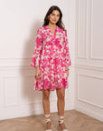 Saint Tropez Dress Fuchsia