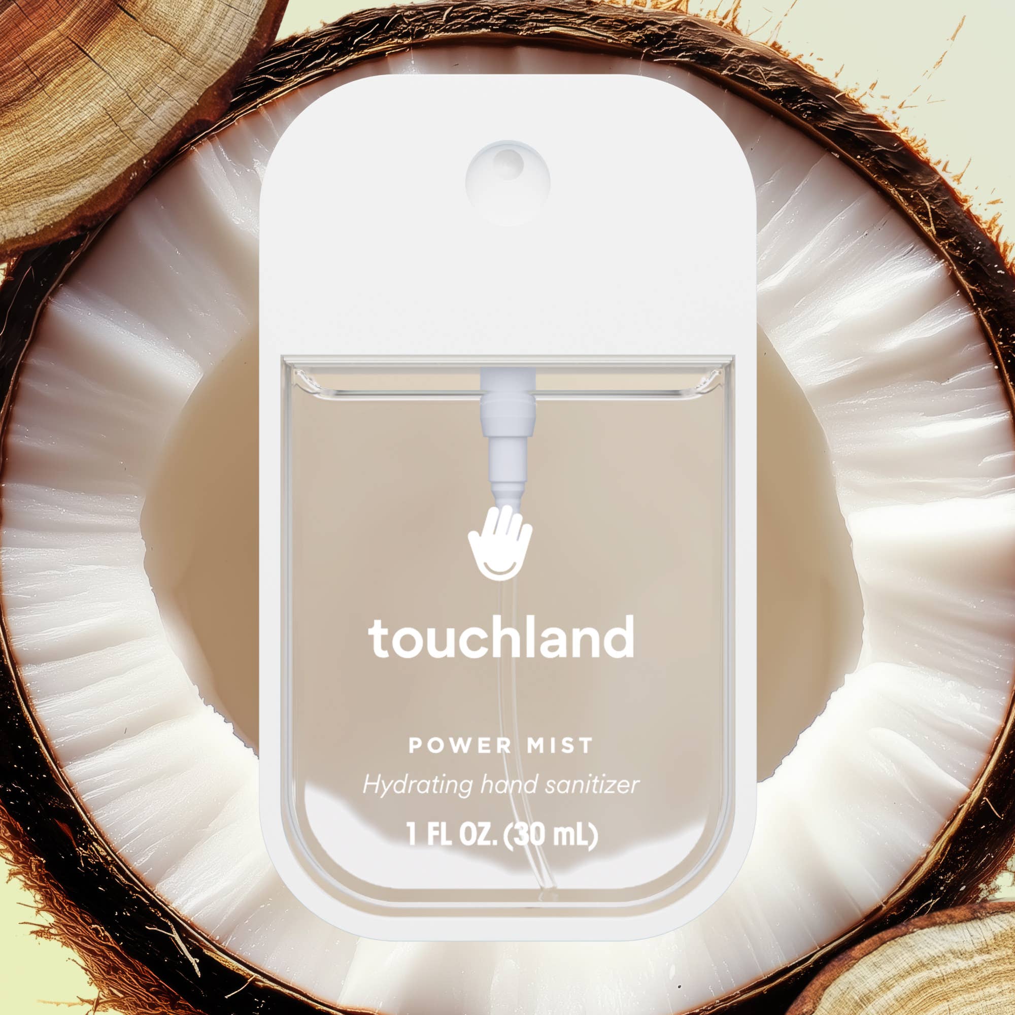 Touchland Power Mist Hydrating Hand Sanitizer Beach Coco