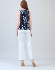 Clara Sunwoo Sleeveless V-Neck Center Front Tie Top