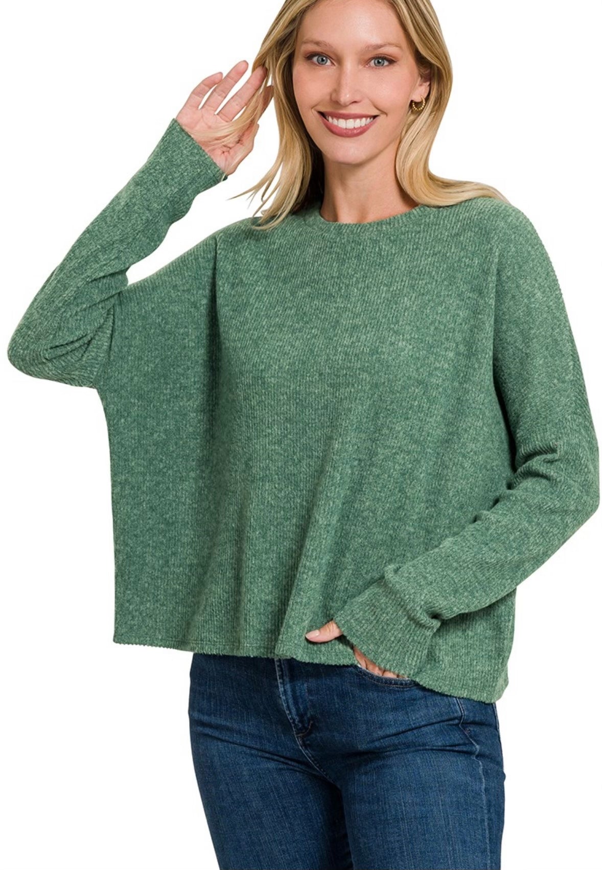 Ribbed Dolman