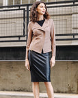 Clara Sunwoo Signature Liquid Leather Jacket