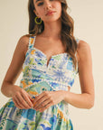 CUT OUT LACE TRIM DRESS