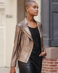 Clara Sunwoo Signature Liquid Leather Jacket