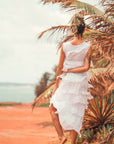 Sleeveless Layer Maxi Dress