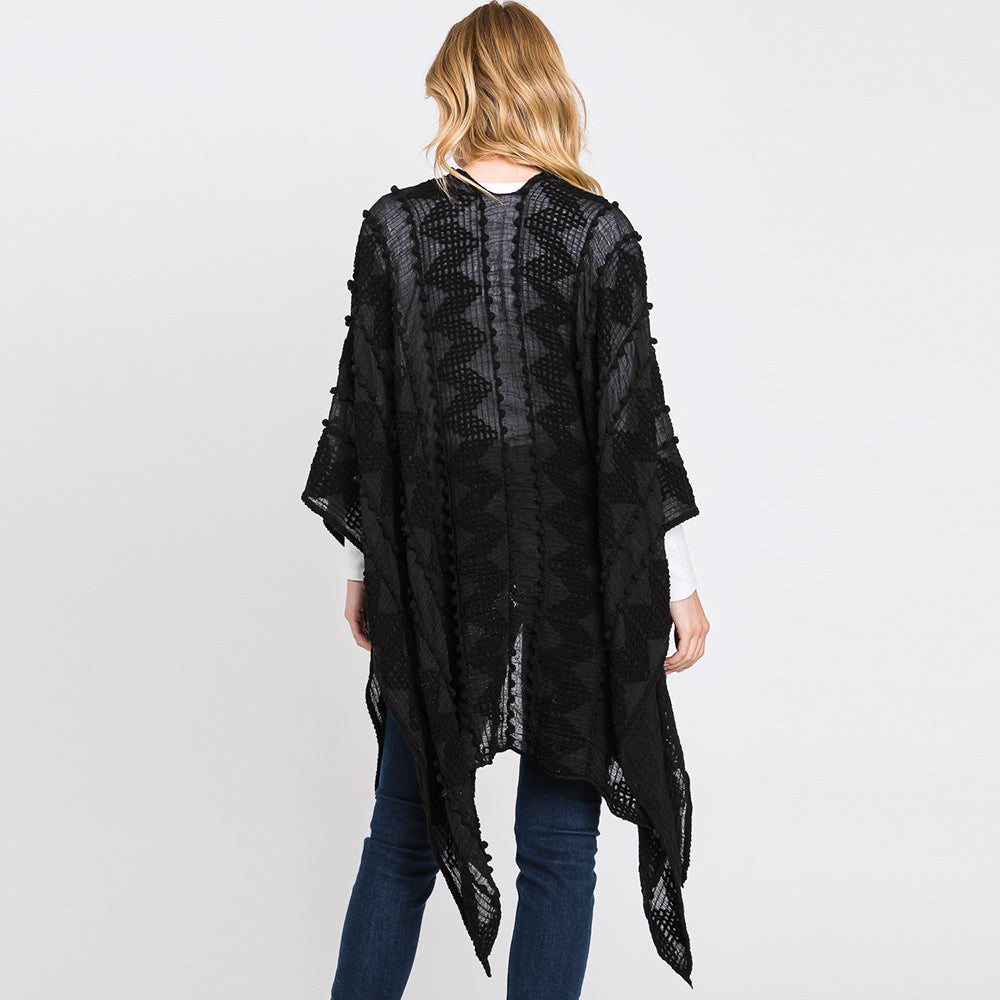 Pom Pom Poncho