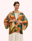 Painted Palms Kimono Jacket