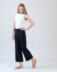 Clara Sunwoo Relaxed Kick Front Slit Ankle Pant