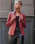 Clara Sunwoo Signature Liquid Leather Jacket
