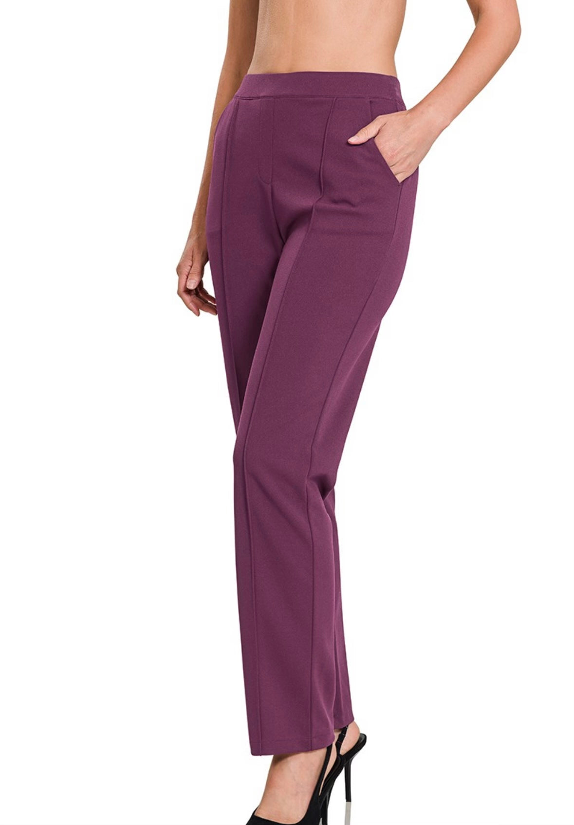 Scuba Crepe Dress Pants