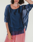 Double Silk Layer Top and Camisole