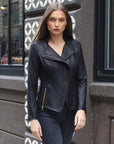 Clara Sunwoo Signature Liquid Leather Jacket