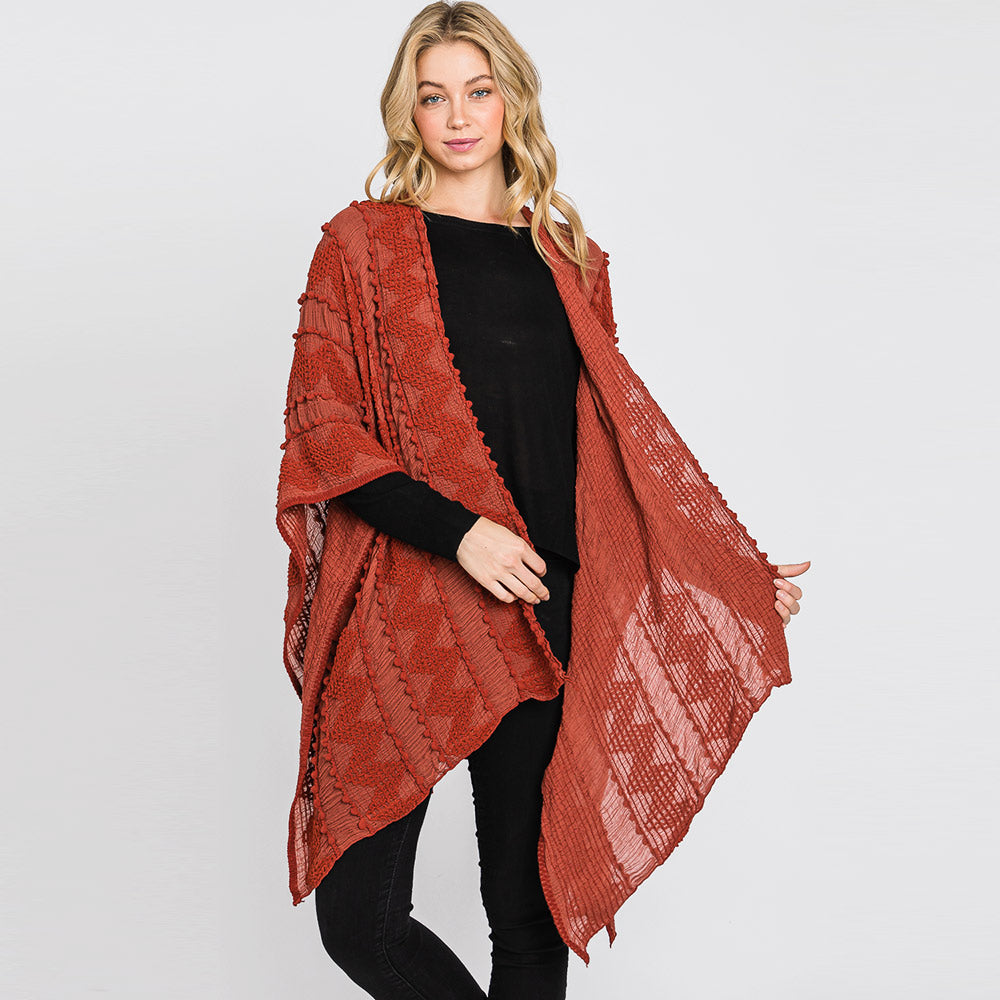 Pom Pom Poncho