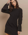 Tiered Bell Sleeve Dress
