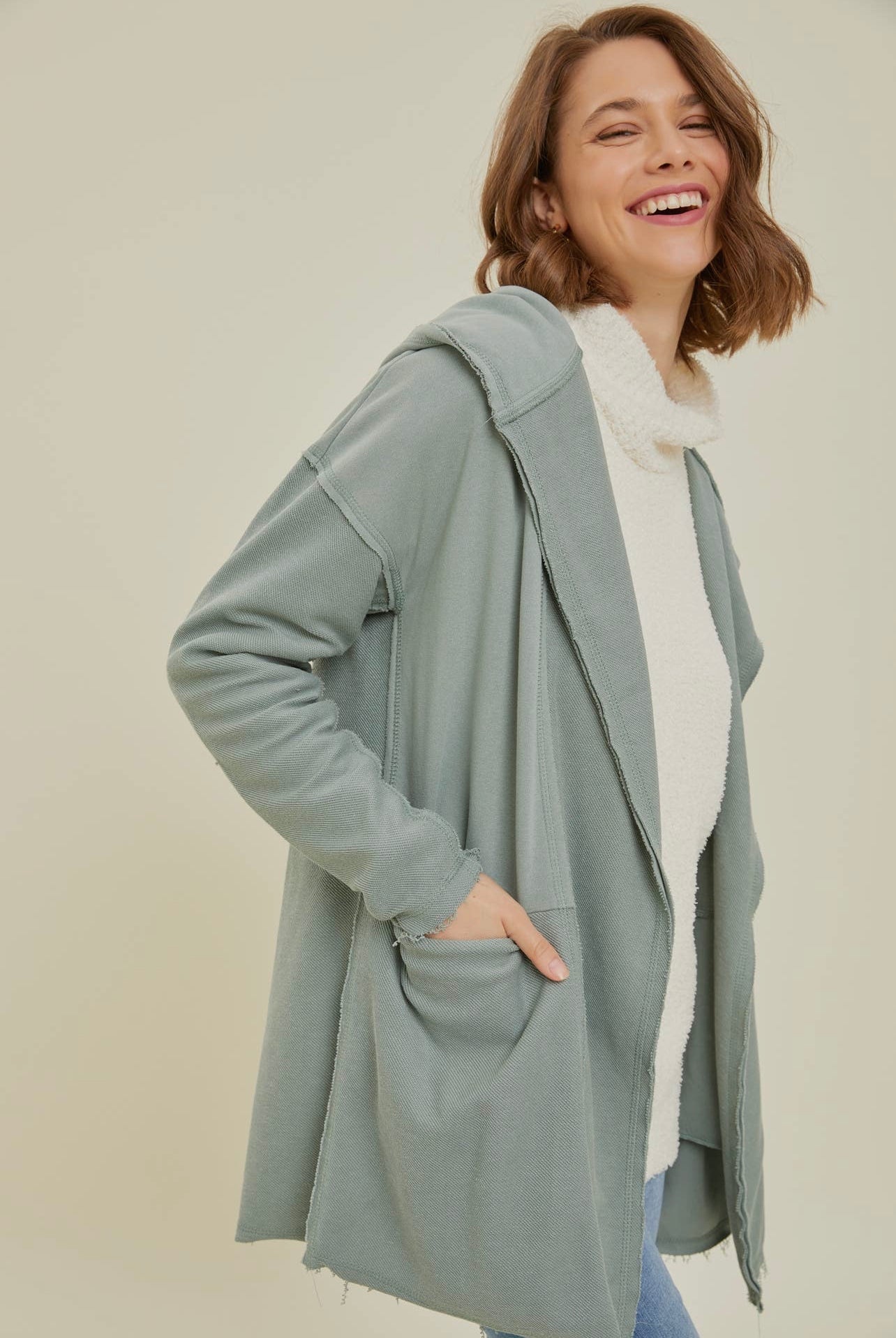 Hooded Cardigan
