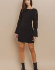Tiered Bell Sleeve Dress
