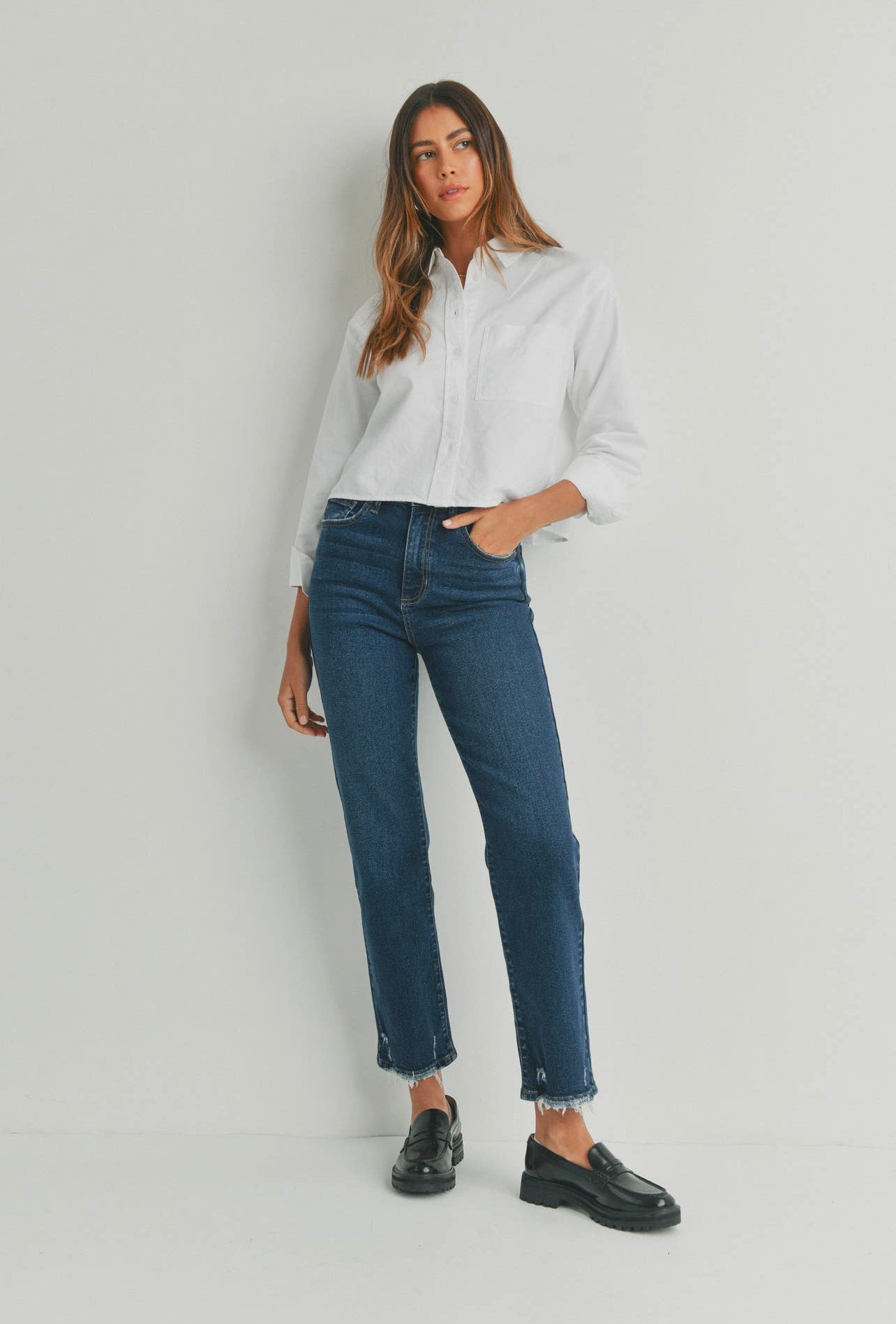 JBD Sydney Straight High Rise Jeans
