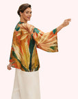 Painted Palms Kimono Jacket
