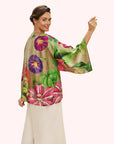 Oversized Botanicals Kimono Jacket