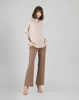 Clara Sunwoo Faux Cashmere Turtle Neck Tunic Sweater