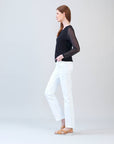 Clara Sunwoo Long Mesh Sleeve Top