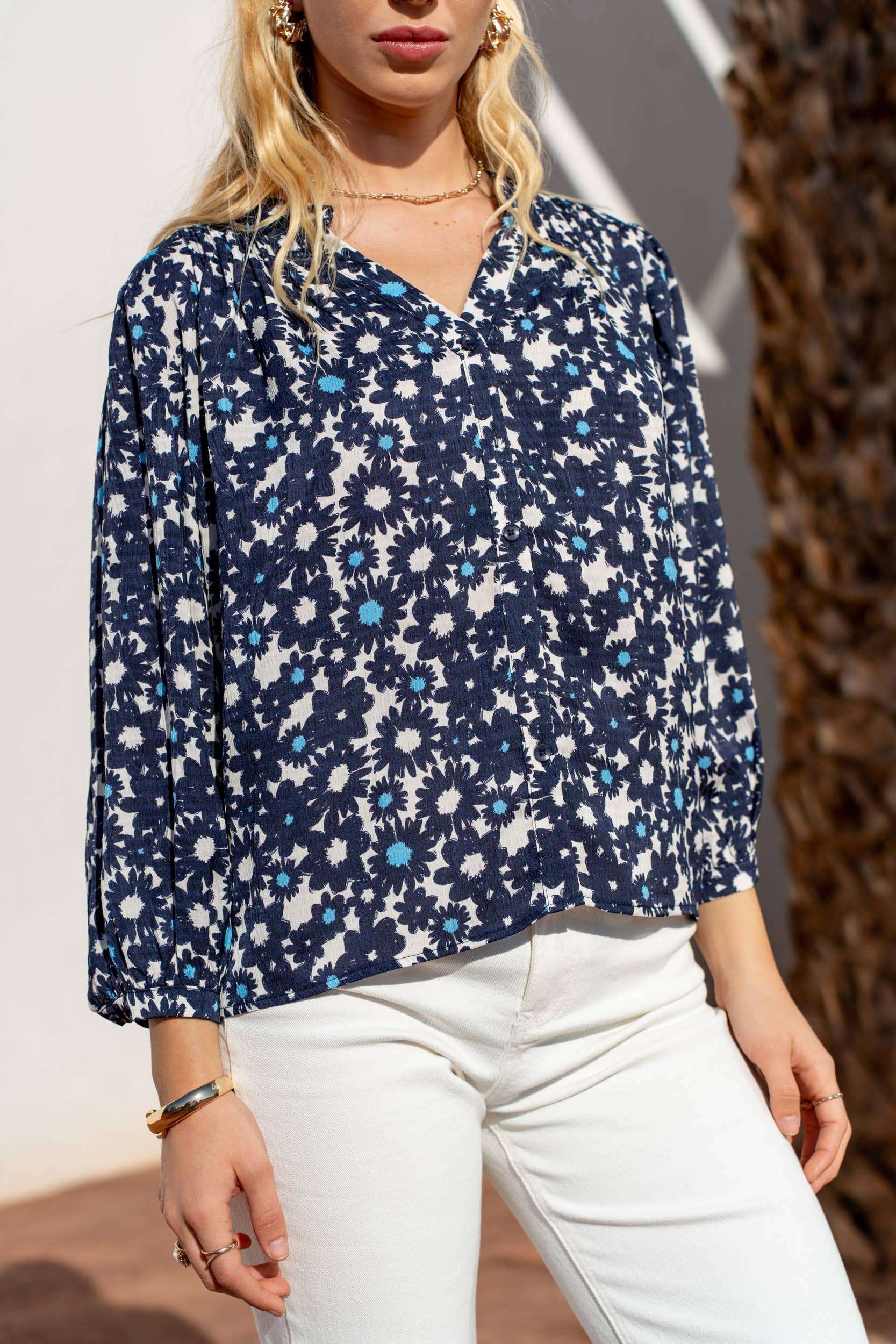 Saint Tropez Top Marine Daisy