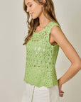 Crochet Scallop Hem Top