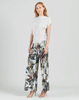 Gauze Kint Palazzo Pant Petal Whisper