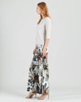 Gauze Kint Palazzo Pant Petal Whisper