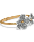 Everbloom Windflower Open Hinged Bangle