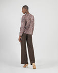 Clara Sunwoo Side Pull-Tie Leopard Sweater