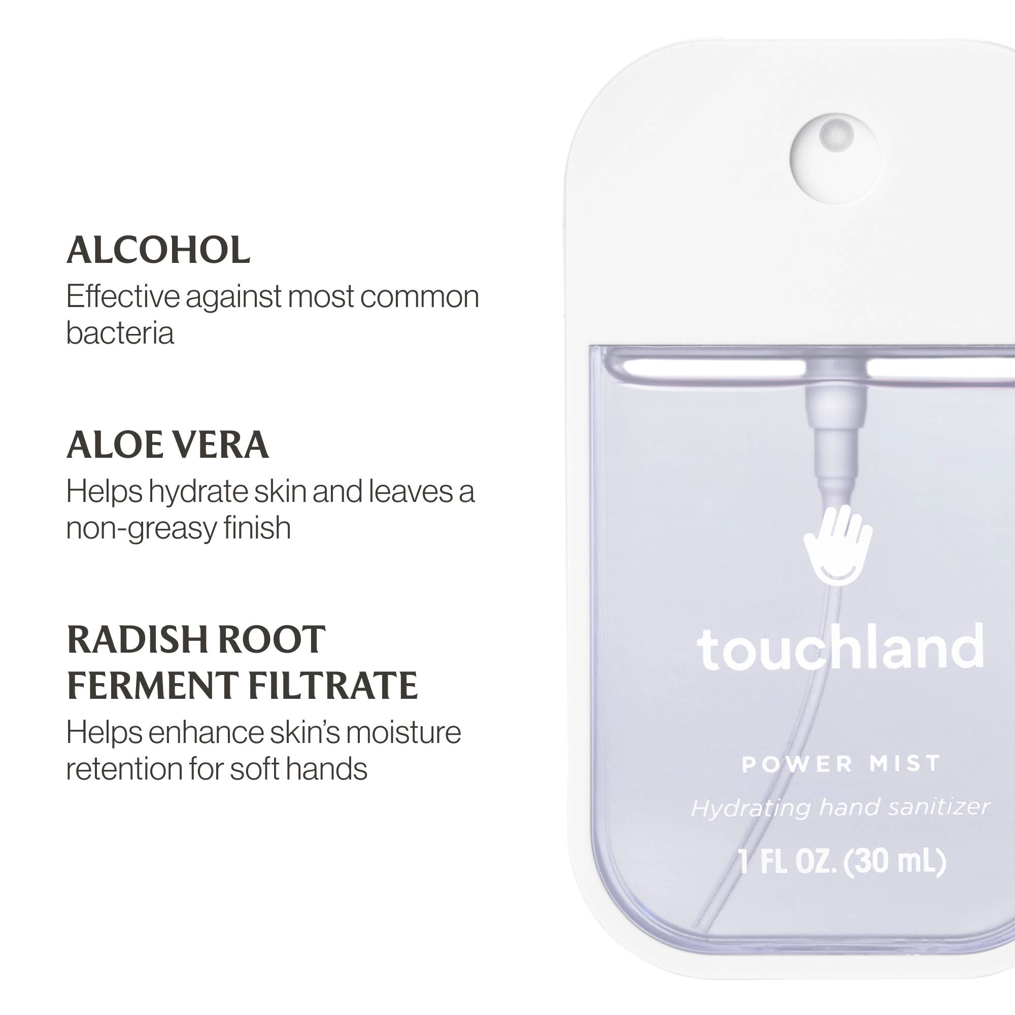 Touchland Power Mist Hydrating Hand Sanitizer Rainwater