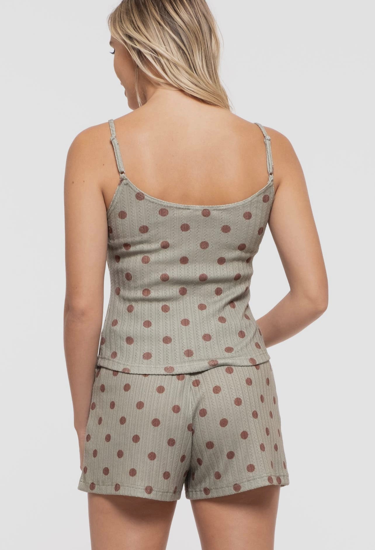 Polka Dot Shorts Set