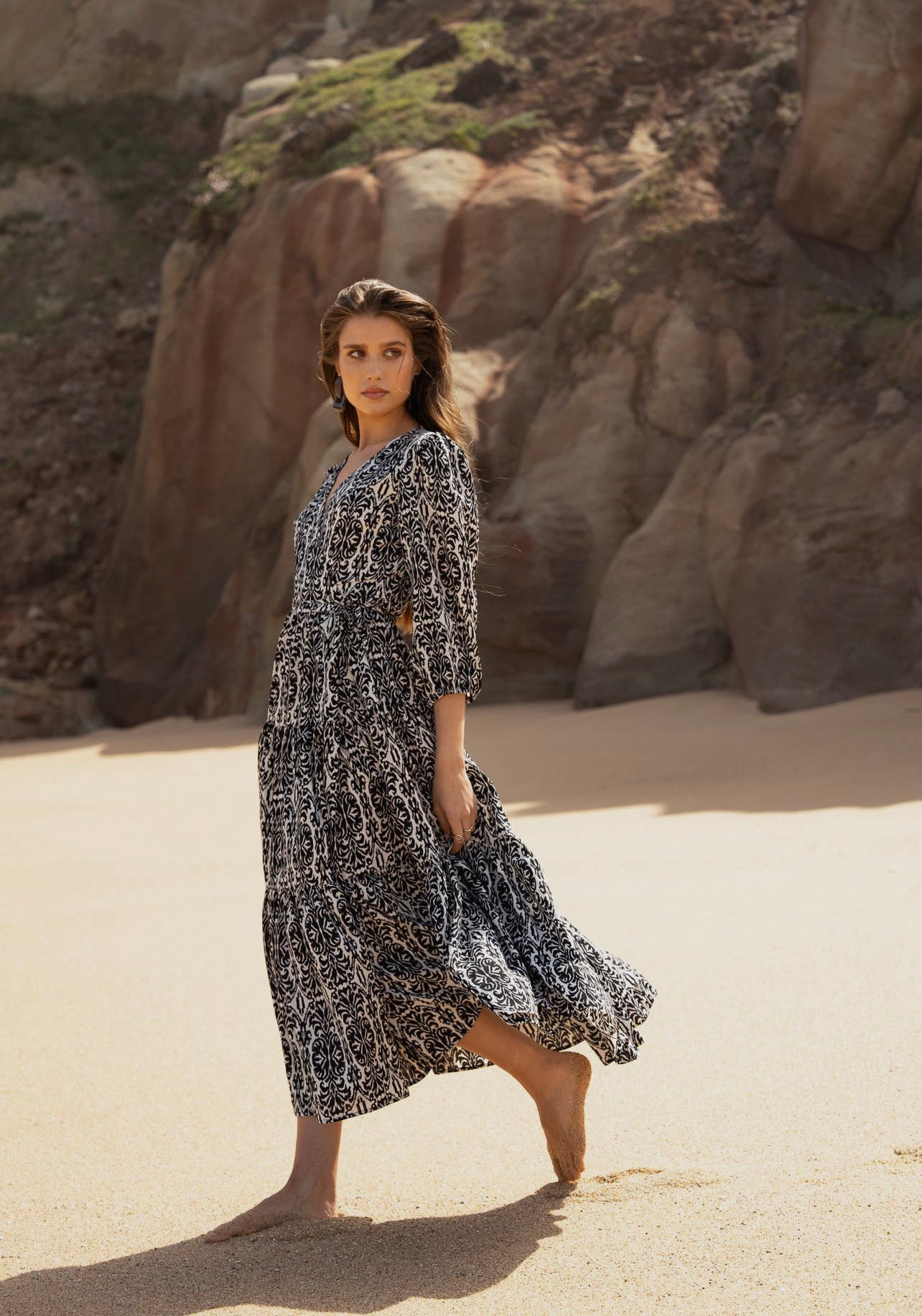 Ana Long Wrap Dress