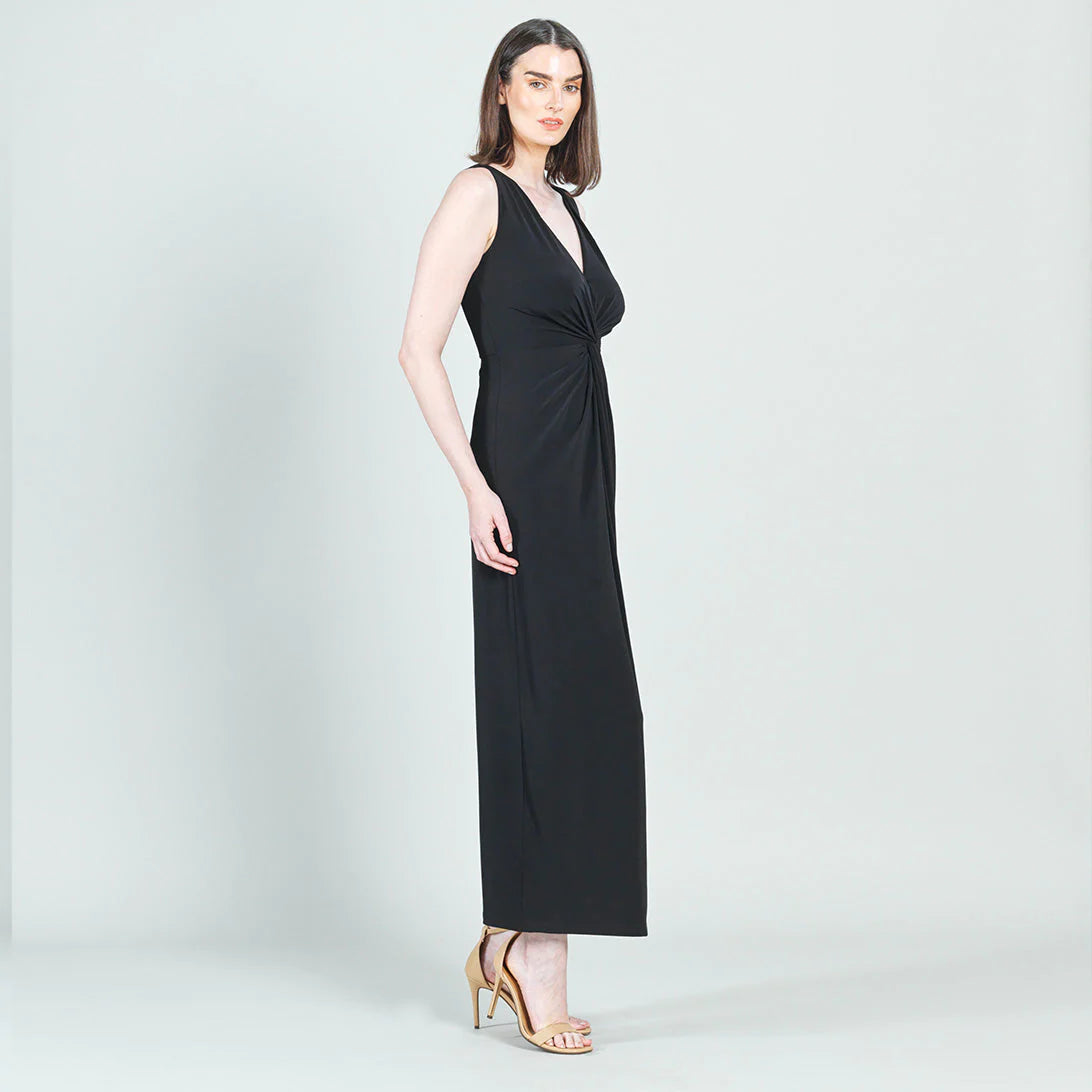 Clara Sunwoo Center Slit Maxi Dress - Black