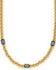 Meridian Petite Beads Station Necklace