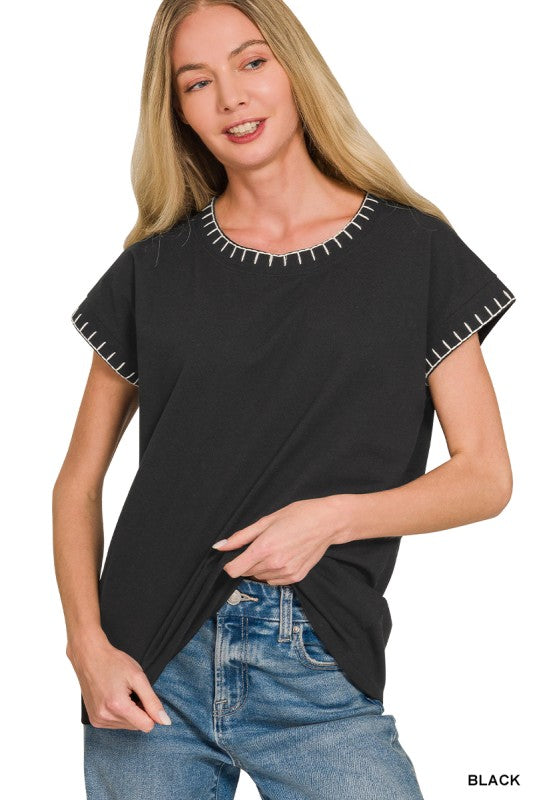 Stitch Detail Tee
