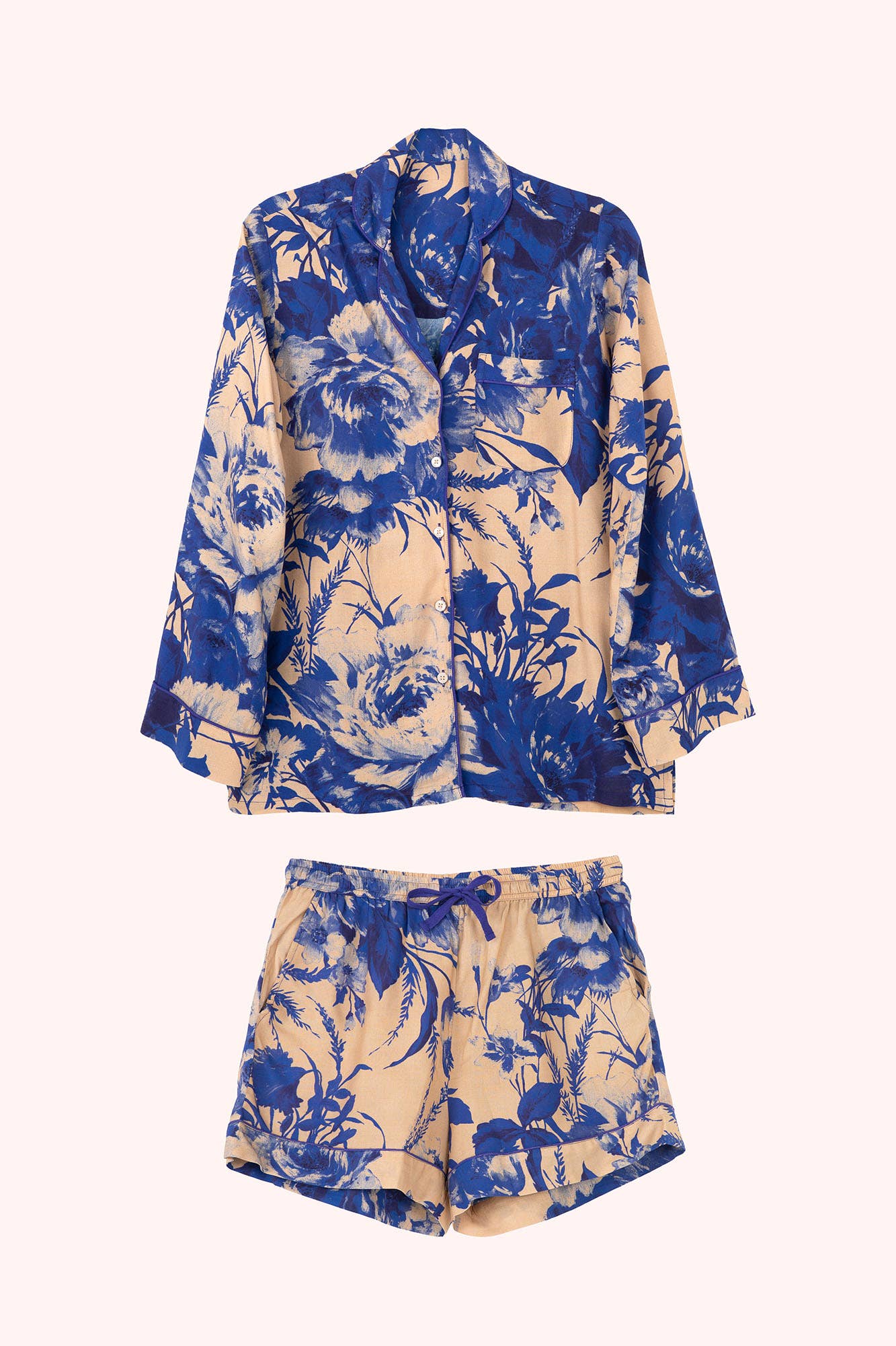 China Blue Blooms Supersoft PJs