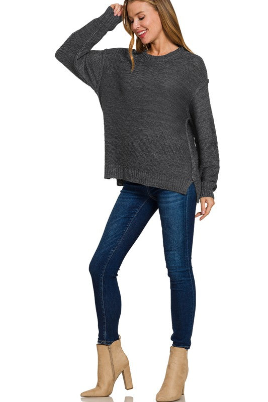 Exposed Seam Sweater