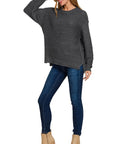 Exposed Seam Sweater