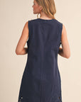 Embroidered Shift Dress