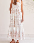 Blush Embroidered White Sundress