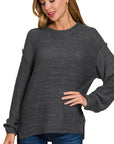 Exposed Seam Sweater