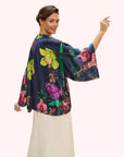 Exotic Evening Ink Kimono Jacket