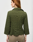 Joseph Ribkoff Bubble Woven Crop Jacket