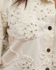 Rhinestone Applique Shirt / Shacket