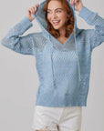 Crochet Knit Hoodie