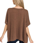Oversized Slub Hacci Top