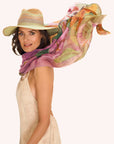 Linen/Cotton Scarf Botany Bliss